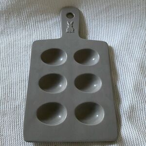 Target bullseye ceramic tray